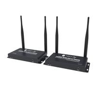 Techly IDATA HDMI-WL212 extension audio/video Émetteur et récepteur AV Noir