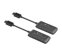 Techly IDATA HDMI-WL488 extension audio/video Émetteur et récepteur AV Noir