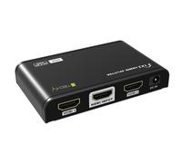 Techly IDATA HDMI2-4K2HDR répartiteur vidéo HDMI 2x HDMI