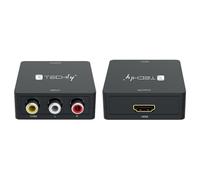 Techly IDATA SPDIF-6E3 Convertisseur AV Composite Vidéo et Audio 3x RCA vers HDMI 1080p