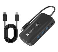 Techly IDATA USBC-HUB5WL Émetteur vidéo USB-C sans fil vers HDMI 1080p jusqu'à 30m