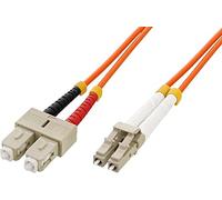 Techly ILWL D6-SCLC-150 câble de fibre optique 15 m OM1 2x SC 2x LC Orange - Câbles de fibre optique (15 m, OM1, 2x SC, 2x LC, Male connector / Male connector, Orange)