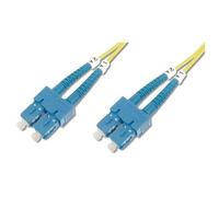 Techly ILWL D9-B-050 câble InfiniBand et à fibres optiques 5 m SC Jaune