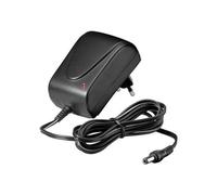 Techly IPW-12V15-21TY Adaptateur Secteur 18W - 100-240V 50/60Hz, 12V 1.5A, Type F, Protection Surcharge/Court-Circuit, Noir, Câble 1.8m