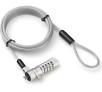 Techly IQ-LOK-16-K, 1,8 m, Serrure à combinaison, Métal, Acier, Argent