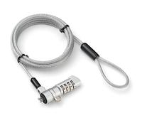Techly Câble de sécurité pour ordinateur portable IQ-LOK-16-K Nano Slot avec verrou 1,8 m Argent
