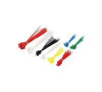 Techly ISWT-SET-CL : Lot de 200 Serre-câbles Nylon Multicolores, 125g, Identification et Organisation de Câbles