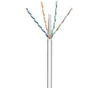 Techly ITP-C6A-RIS305UGT Câble de paire torsadée Cat6a U/UTP 305m 100% CU Gris