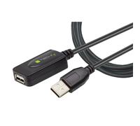 TECHLY Cable ALARGADOR Activo USB 2.0 AA M/F 5M Negro