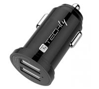 Techly IUSB2-CAR5-A48 chargeur d'appareils mobiles Universel Noir Allume-cigare Auto