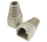 Techly IWP-CBOOT-GRT bouchon de connecteurs électroniques Plastique Gris 10 pièces