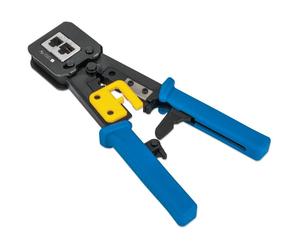 Techly IWP-HT 310UT Outil de sertissage pour connecteurs modulaires RJ45/RJ12/RJ11 à travers
