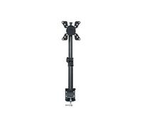TECHly - Kit de montage (fixation par pince pour bureau, poteau, bras d'affichage) - pour Écran LCD - noir - Taille d'écran : 13"-30" Noir