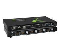 Techly KVM Switch USB, HDMI, 4K, 4 Wege