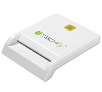 Lecteur/graveur de carte à puce USB-C™ compact Blanc
