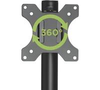 Techly Moniteur Pro Support De Bureau Noir Réglable