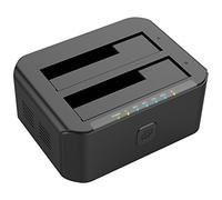 Techly NP 103151 USB 3.0 Docking Station 2 HDD/SSD SATA 2.5" / 3.5" Noir