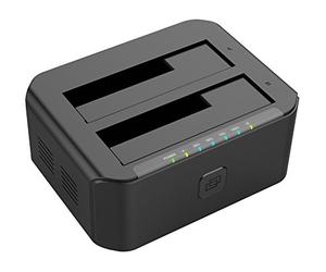 Techly NP 103151 USB 3.0 Docking Station 2 HDD/SSD SATA 2.5" / 3.5" Noir