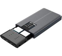 Techly NP 368666 Boîtier externe Duplicateur Clone Offline USB3.2 Gen 2 x 2 USB-C™ M.2 PCIe NVME 20 Gbps Silver