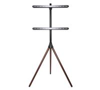 Techly pied de sol 32''-65'', 35kg Trépied Bois