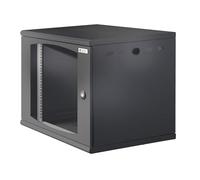 Techly Professional 107548 Rack Mural 19" 10U Section Unique P 600 mm Porte Grille Noir