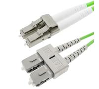 Techly Professional 107869 Câble fibre optique SC/LC 50/125 multimode 2 m OM5 Vert marine