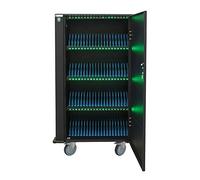 Techly Professional 108712 Chariot station de charge 80 USB Notebook ou Smartphone Noir