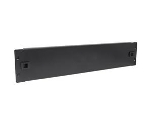 TECHLY PROFESSIONAL 362374 Panneau aveugle sans outils à clip pour armoires de rack 19" 2U Noir