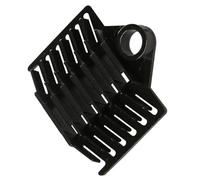 Techly Professional 362916 Peigne pour 6 joints en fibre optique Noir