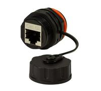 Techly Professional 363548 Coupleur RJ45 Cat.6A Panel IP68 Noir