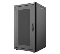 TECHLY Professional 364576 Boitier Armoire Rack 19'' 600x600 20 Unita' Noir Série Easynet Noir