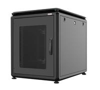 Techly Professional 364729 Armoire Rack 19" 600x800 12 unités Noir sous-bureau Série Evolution Noir