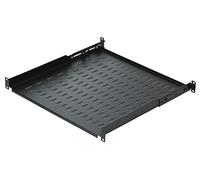 TECHLY Professional 364903 Étagère pour rack 19'' 450 mm 2U Noir 4 points Noir