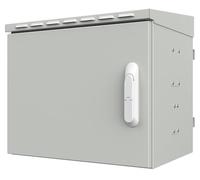 Techly Professional 369151 Armoire Rack 19" Fixation à poteau P 425 mm IP66 Midi Gris