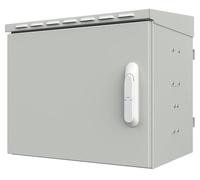 Techly Professional 369151 Armoire Rack 19" Fixation à poteau P 425 mm IP66 Midi Gris