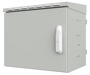 Techly Professional 369151 Armoire Rack 19" Fixation à poteau P 425 mm IP66 Midi Gris