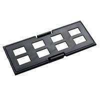 Techly Professional 621413 Panneau Avant Adaptateur 8 Places MPO pour Panneau Patch Noir