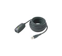 TECHly - Rallonge de câble USB - USB type A (F) pour USB type A (M) - USB 3.0 - 5 m - actif, moulé - noir