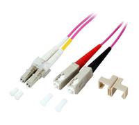 Techly SC-LC M-M 2m câble InfiniBand et à fibres optiques Fuchsia
