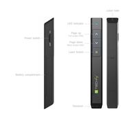 Techly Télécommande ITC-LASER26 sans fil RF avec pointeur laser Noir