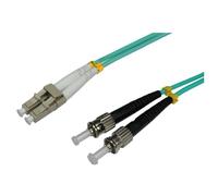 Techly ST-LC M-M 3m câble InfiniBand et à fibres optiques Couleur aqua