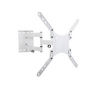 TECHly - Support - Ultra mince - pour TV LCD - blanc - Taille d'écran : 23"-55" - Interface de montage : jusqu'à 400 x 400 mm - montable sur mur