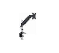 TECHly Tubular Gas - Kit de montage (fixation par pince pour bureau, support de montage pour bureau) - pour moniteur - noir brillant - Taille d'écran : 15"-27" Noir brillant G