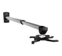 TECHly Universal Ceiling Support - Support - pour projecteur - argent/noir - montable sur mur Noir G