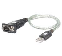 Techly USB auf Seriell Konverter, USB Am auf RS232 Port, 9-p
