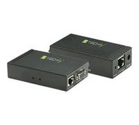 techly VGA Cat5e-6 Extender Transmetteur et récepteur prolongateur audio-vidéo jusqu'à 300 km G