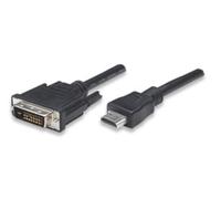 TECHLY Video Cable HDMI to DVI-D M/M 1.8 M icoc hdmi-d-018 - Video Cable Adapter