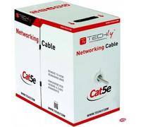 TechlyPro twisted pair Cat5e UTP cable 4x2 wire CCA 305m, grey