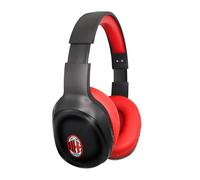 TECHMADE Ac Milan Casque Sans Fil Casque Sans Fil Over-Ear, Casque Bluetooth Pliable, Casque avec Microphone Intégré, HiFi Stéréo, Micro SD Slot, FM Radio pour iPhone/Android/Voyage/PC
