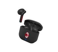 TECHMADE AC Milan Écouteurs Officiels Sans Fil Casque Sans Fil - Écouteurs Intra-auriculaires avec Boîtier de Charge - Compatibles avec Smartphone/Tablette/PC (Produit Officiel)